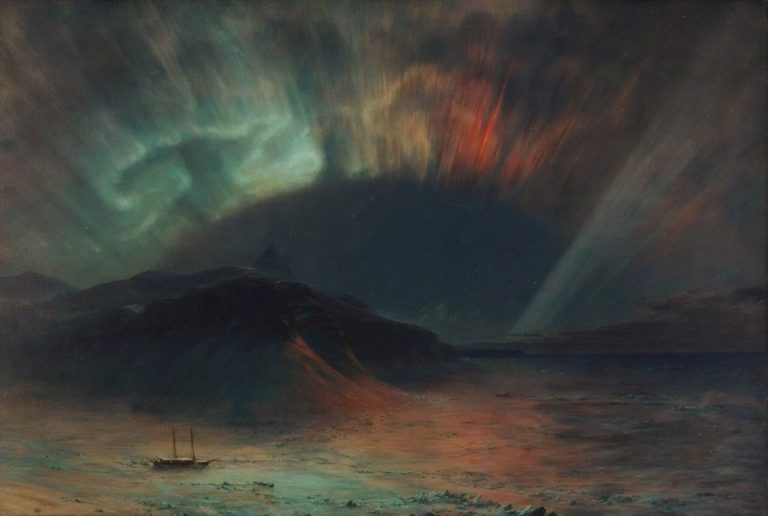 Aurore boréale, Frederic Edwin Church (1865)