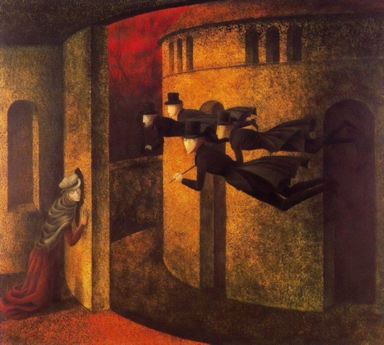 Banquiers en action, Remedios Varo (1945)