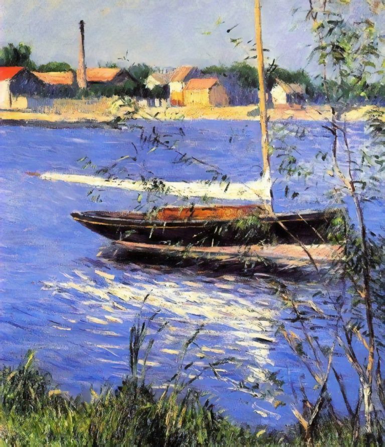 Bateau à l'ancre à Argenteuil, Gustave Caillebotte (1888)