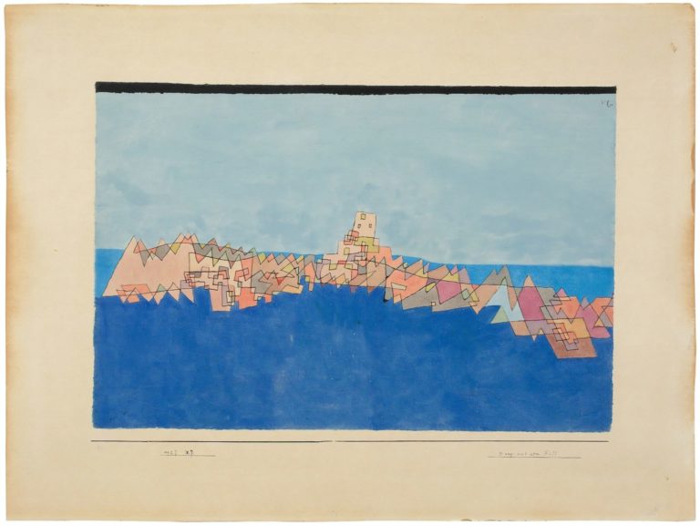 Château sur le récif, Paul Klee (1927)