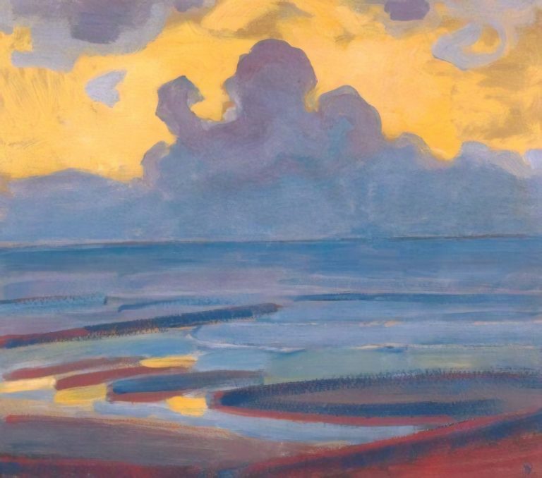 Au bord de la mer, Piet Mondrian (1909)