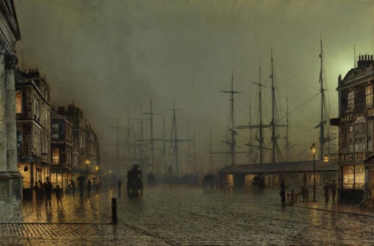 Canny Glasgow, John Atkinson Grimshaw (1887)