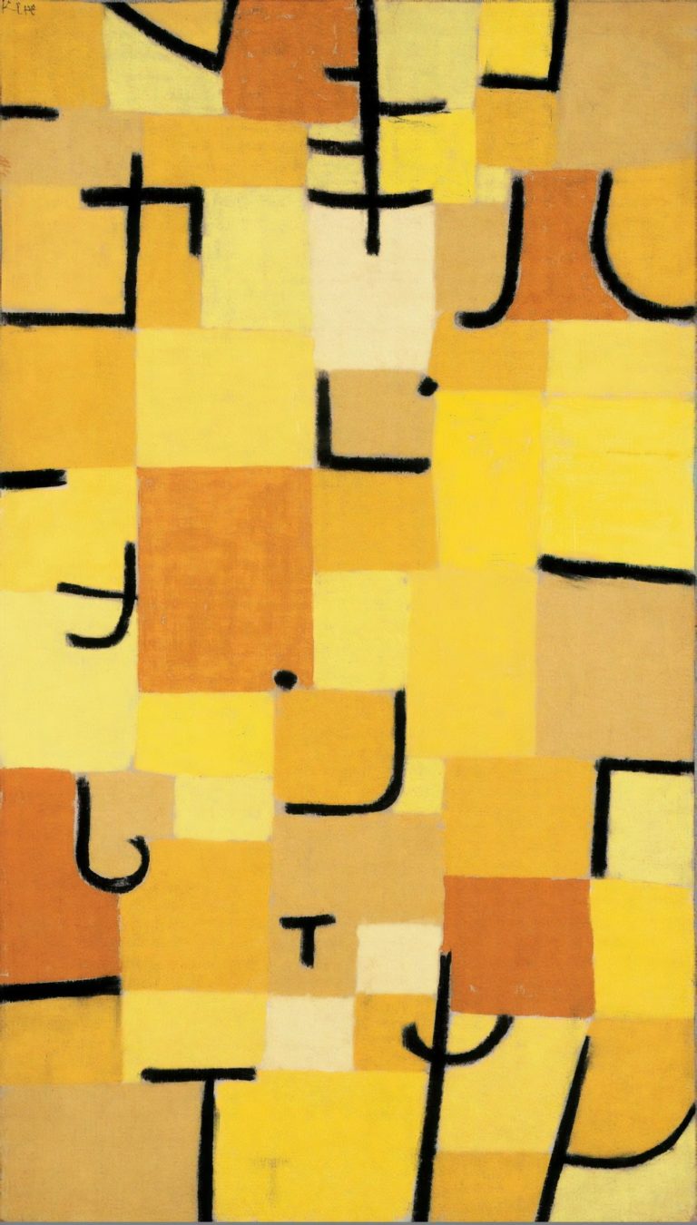 Personnages en jaune, Paul Klee (1937)