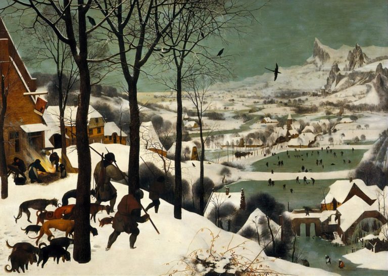 Chasseurs dans la neige, Pieter Brueghel l'Ancien (1565)