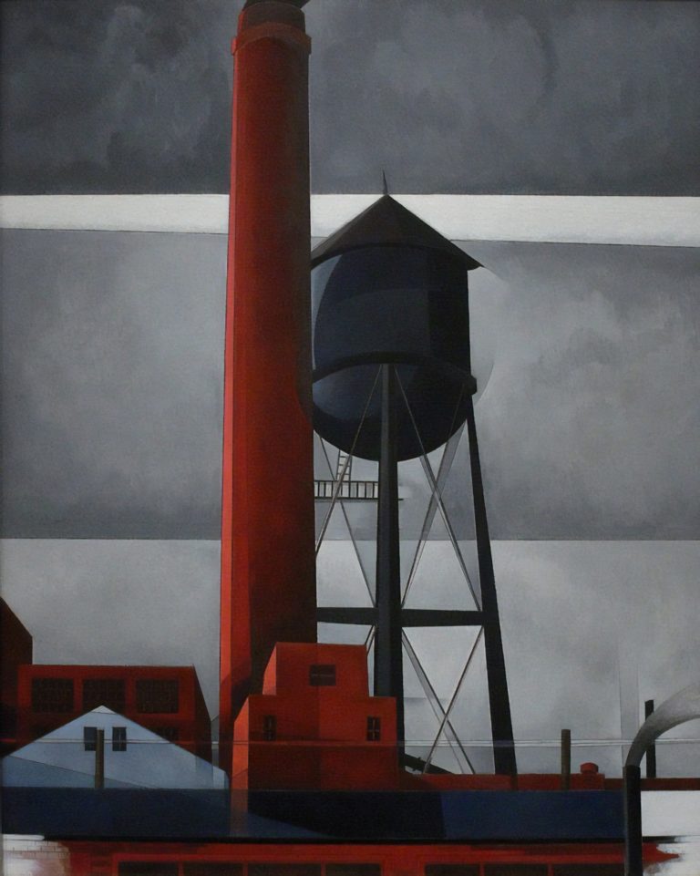 Cheminée et château d'eau, Charles Demuth (1931)