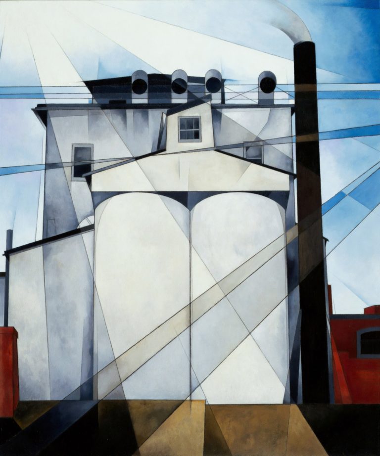 Cheminées et tours, Charles Demuth (1933)