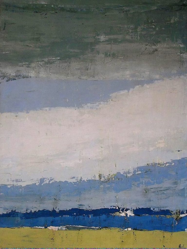 Ciel à Honfleur, Nicolas de Staël (1952)