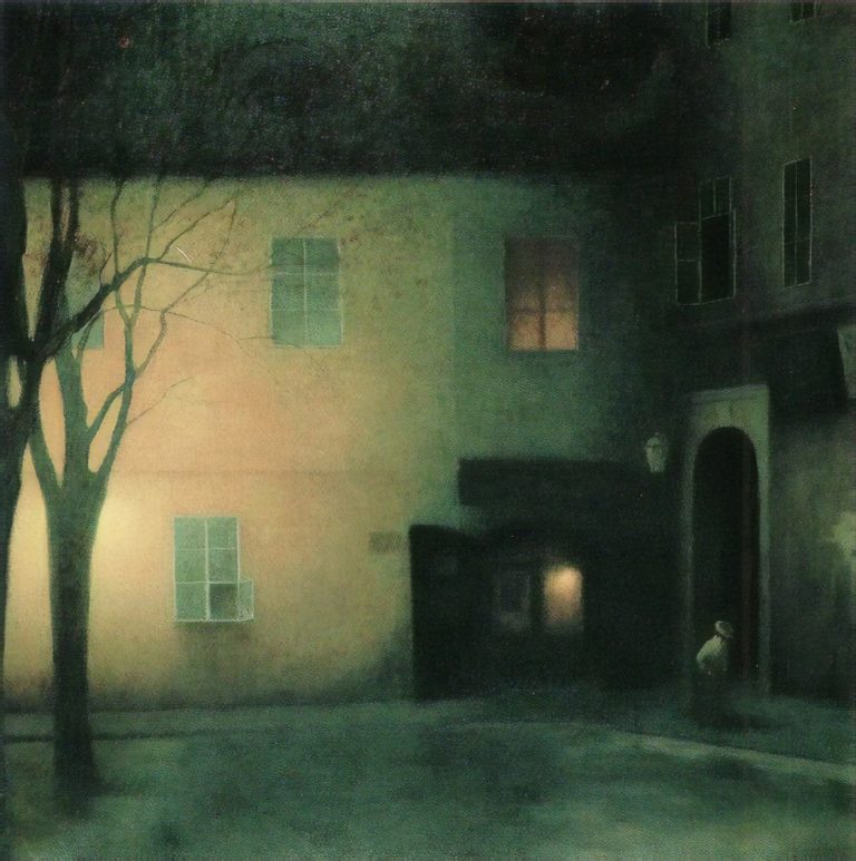 Soir à Týnská, Jakub Schikaneder (1909)