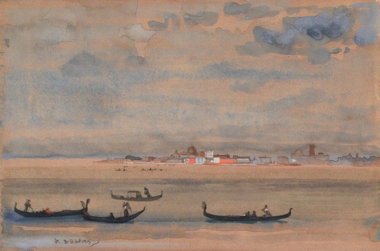 Gondoles, Arthur Bowen Davies