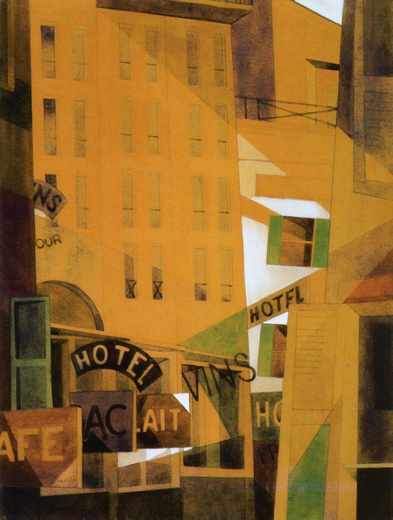 Hôtel, Charles Demuth (1921)