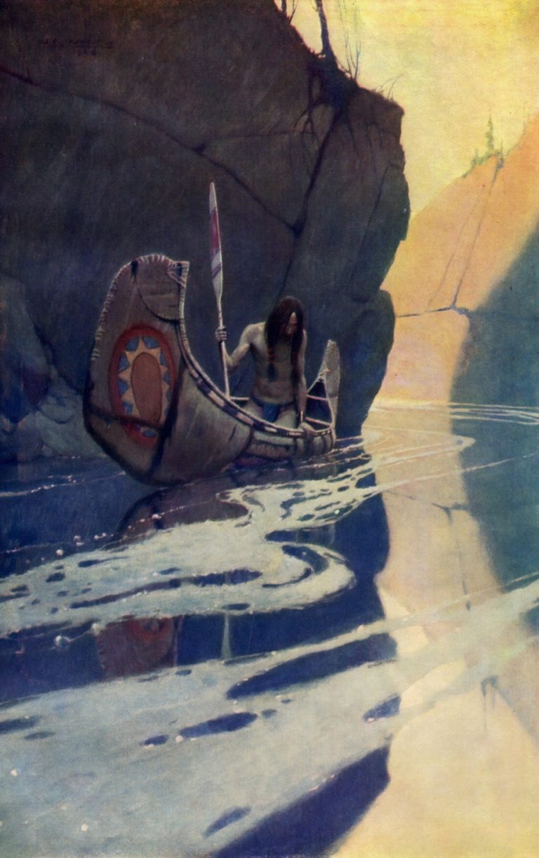 Dans les profondeurs de cristal, N. C. Wyeth (1906)