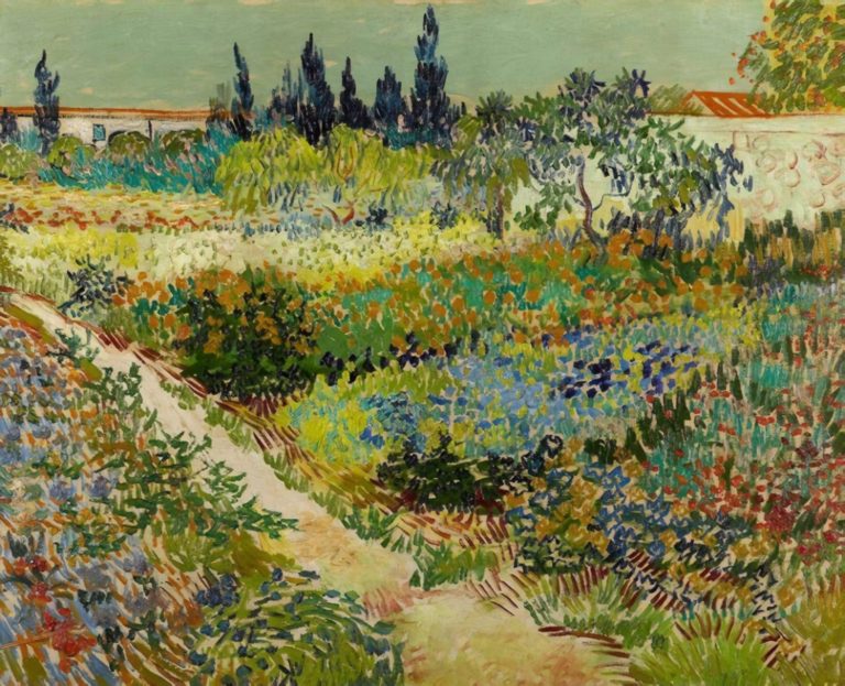 Jardin à Arles, Vincent van Gogh (1888)