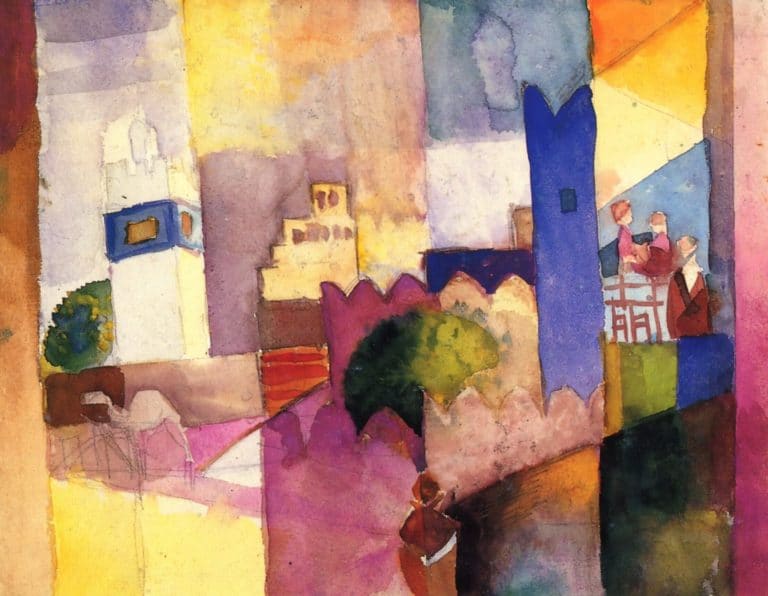 Kairouan (III), August Macke (1914)