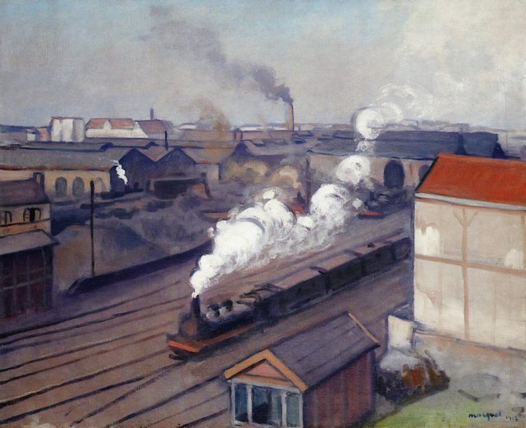La gare Montparnasse, Albert Marquet (1912)