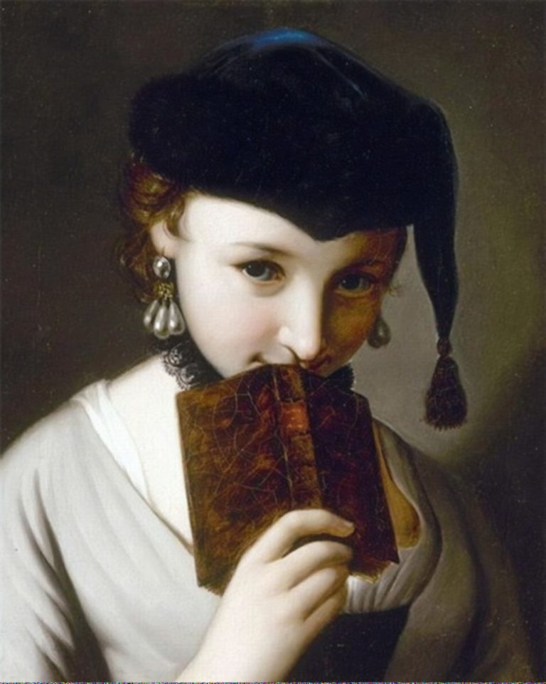La jeune fille au livre, Pietro Rotari
