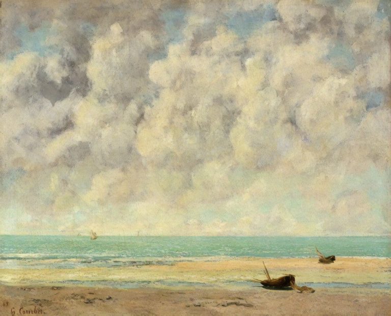 La mer calme, Gustave Courbet (1869)