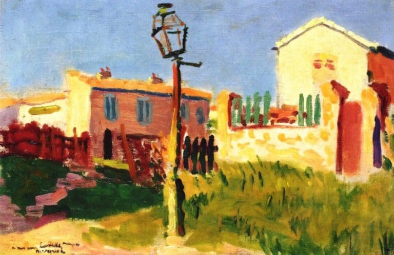 Lampe de rue, Arcueil, Albert Marquet (1899)