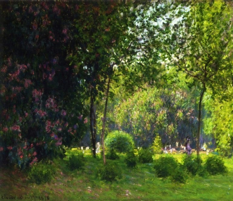 Le parc Monceau, Claude Monet (1878)