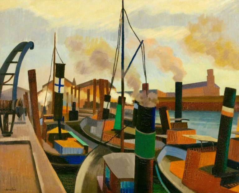 Le port, Auguste Herbin (1907)