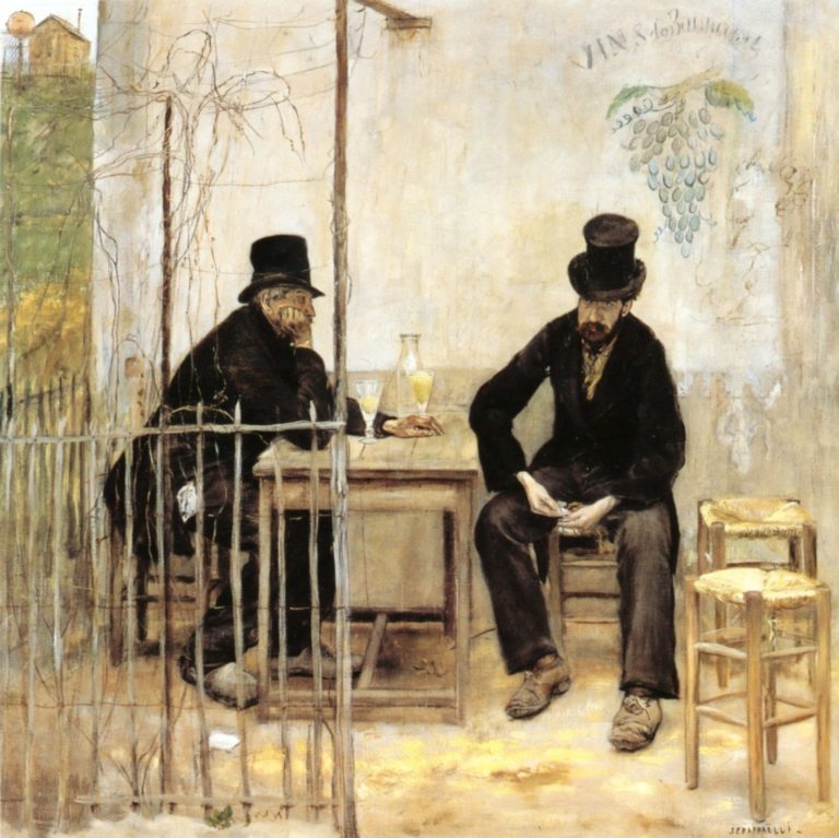Les buveurs d'absinthe, Jean-François Raffaëlli (1881)