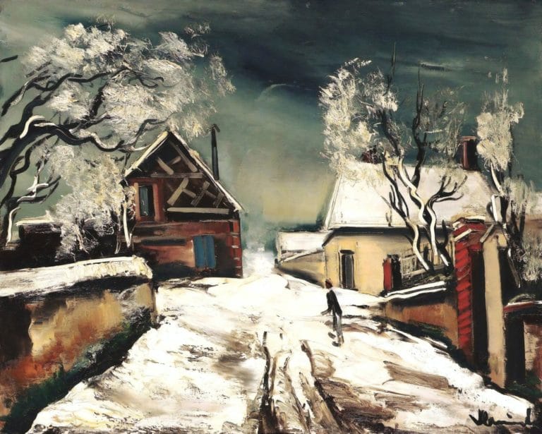 Maisons sous la neige, Maurice de Vlaminck (1929)