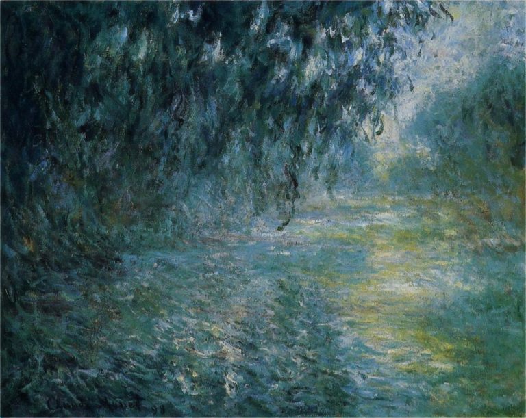 Matin pluvieux sur la Seine, Claude Monet (1898)