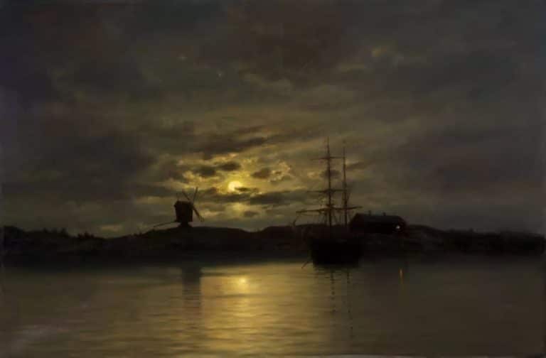 Clair de lune, Oscar Kleineh (1887)