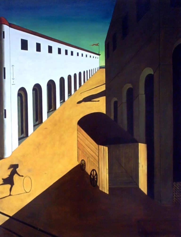 Mystère et mélancolie d'une rue, Giorgio de Chirico (1914)