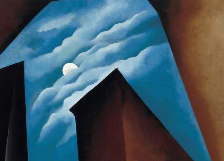 Rue de New York avec la lune, Georgia O'Keeffe (1925)