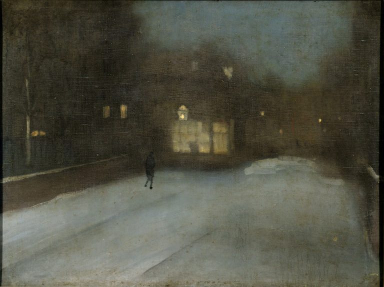 Nocturne en gris et doré, James Abbott McNeill Whistler (1876)