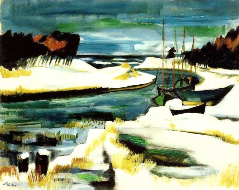 Sur le rivage de la Baltique, Max Pechstein (1921)