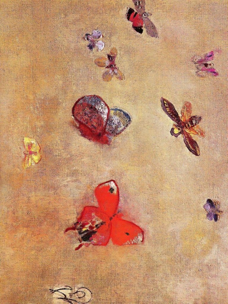Papillons, Odilon Redon (1910)