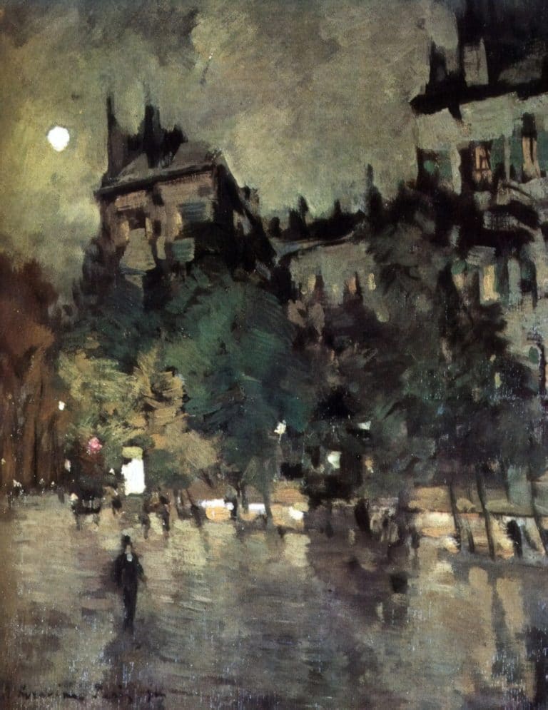 Paris après la pluie, Constantin Korovine (1900)