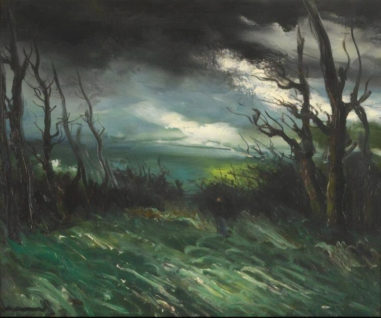 Paysage au crépuscule, Maurice de Vlaminck (1921)