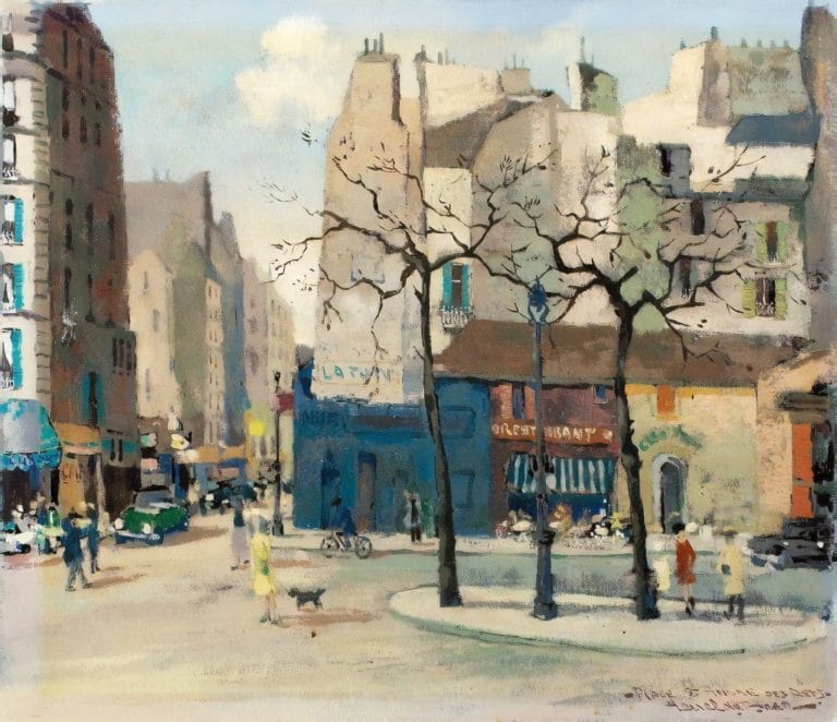 Place Saint-André-des-Arts, Hessel de Boer (1949)