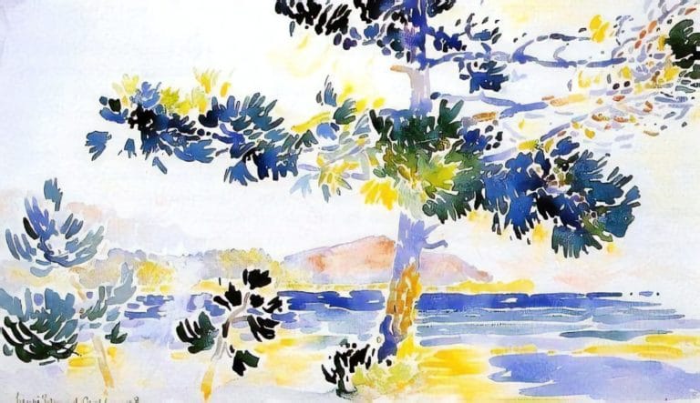 Saint-Clair, paysage, Henri-Edmond Cross (1882)