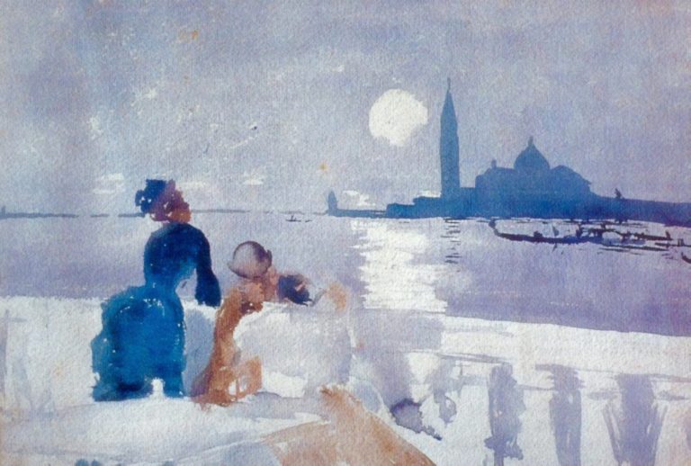 San Giorgio au clair de lune, Ralph Wormeley Curtis (1881)