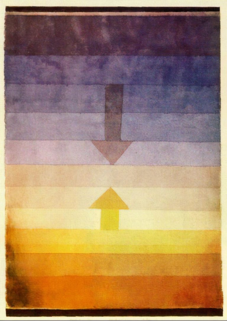 Séparation le soir, Paul Klee (1922)