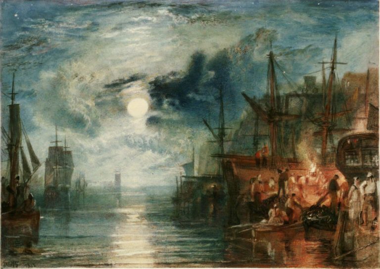 Shields, sur la Tyne, William Turner (1823)