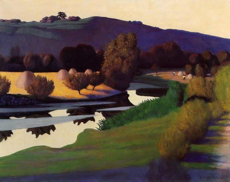 Soirée sur la Loire, Félix Vallotton (1923)