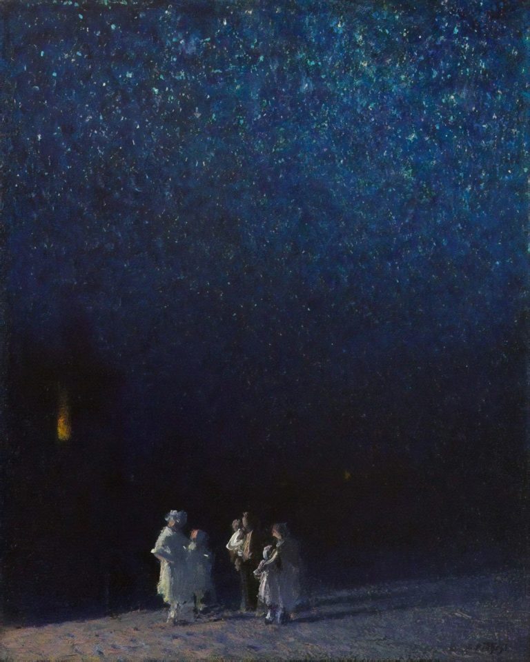 Nuit étoilée, Edward Henry Potthast (1910)