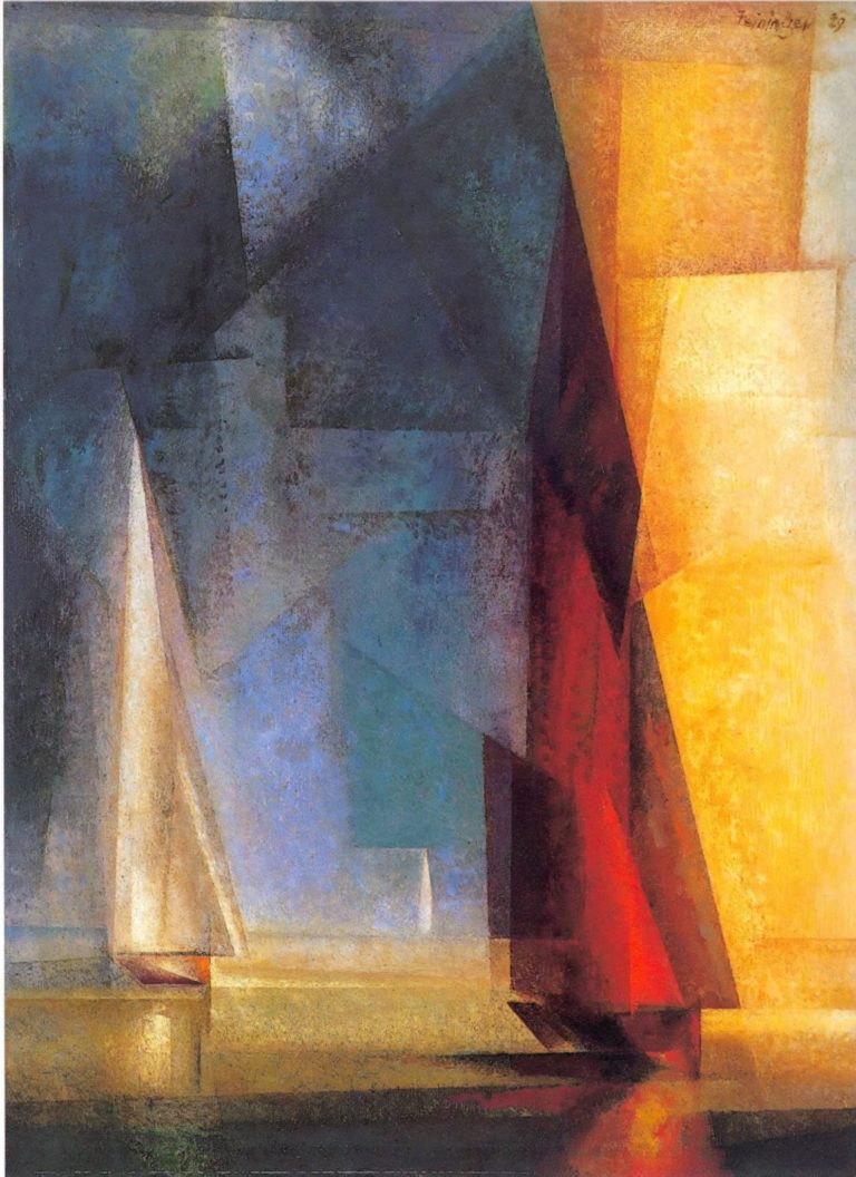 Jour calme au bord de la mer III, Lyonel Feininger (1926)