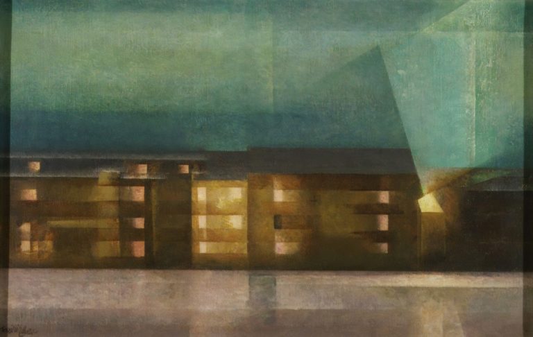 Nocturne dans la rue, Lyonel Feininger (1929)