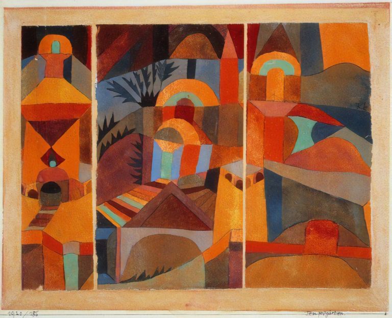 Jardins du temple, Paul Klee (1920)