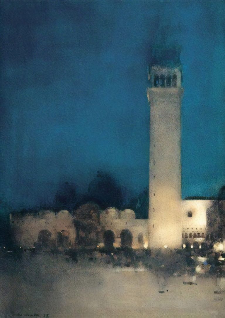 La nuit bleue, Arthur Melville (1897)