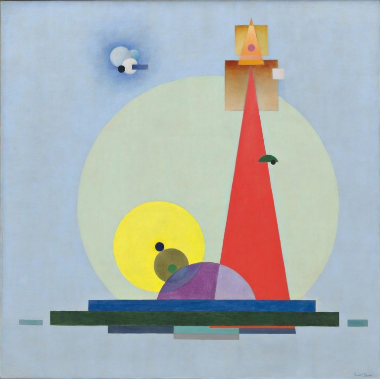 Le saint, point rouge, Rudolf Bauer (1936)