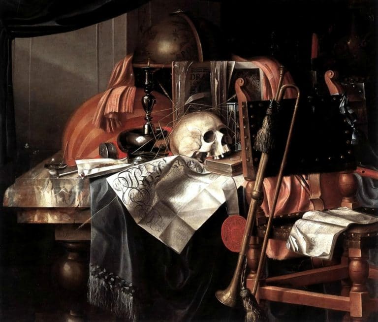 Vanité, Franciscus Gysbrechts (1650)