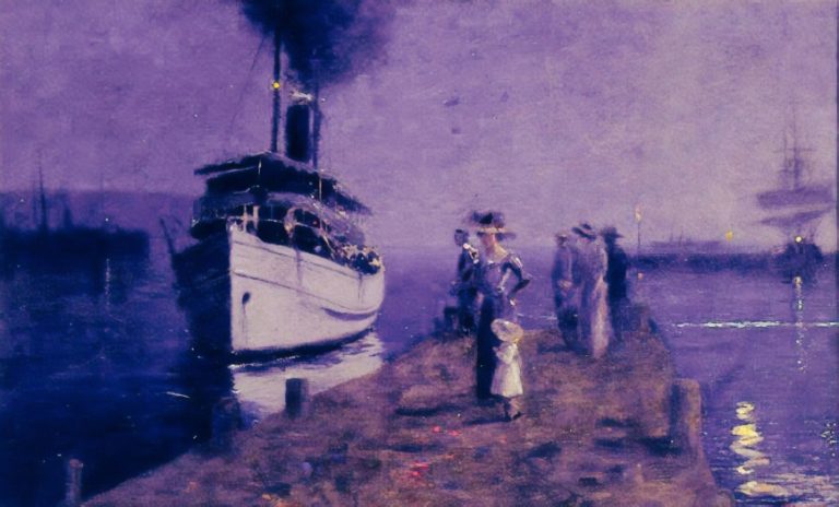Vaporetto à Lerici, Llewelyn Lloyd (1921)