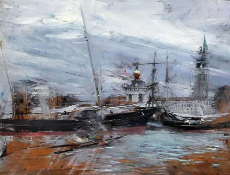 Venise, la Punta della Dogana, Giovanni Boldini (1887)