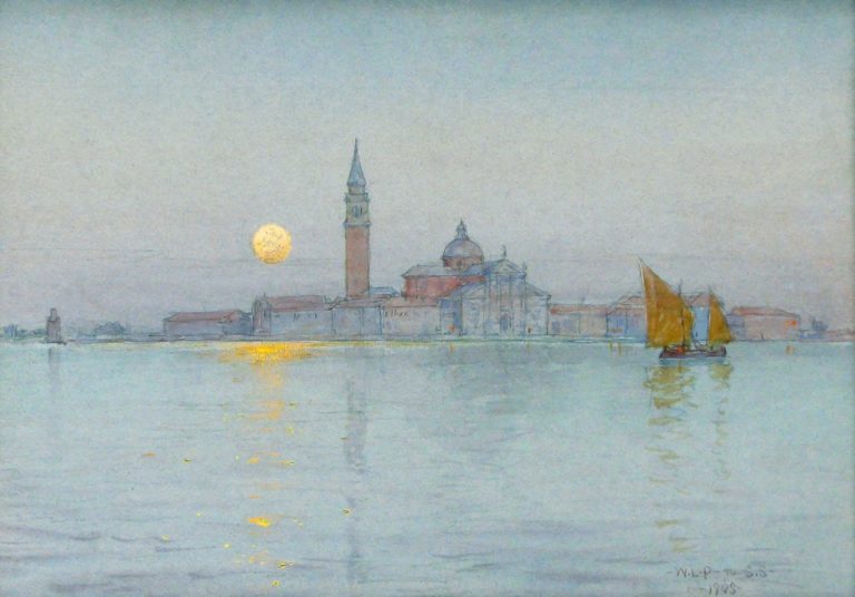 Venise au clair de lune, Walter Launt Palmer (1903)